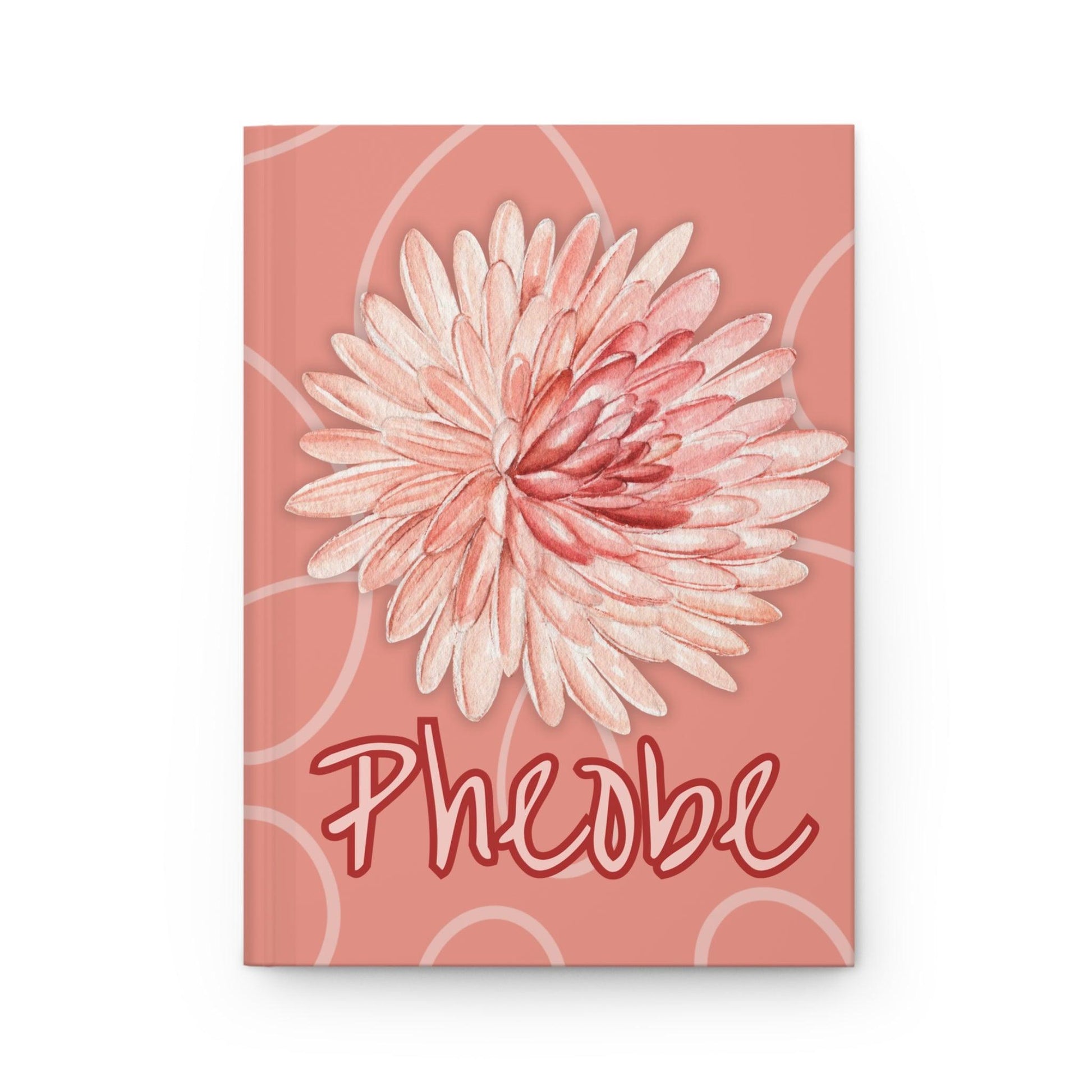 Personalized Dahlia Journal | Elegant Floral Hardcover Notebook - Joyful Moments Market