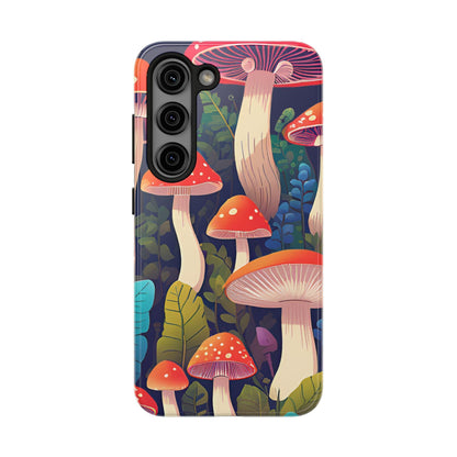 Funky Mushroom Phone Case | Retro Bold Design for iPhone & Samsung - Joyful Moments Market