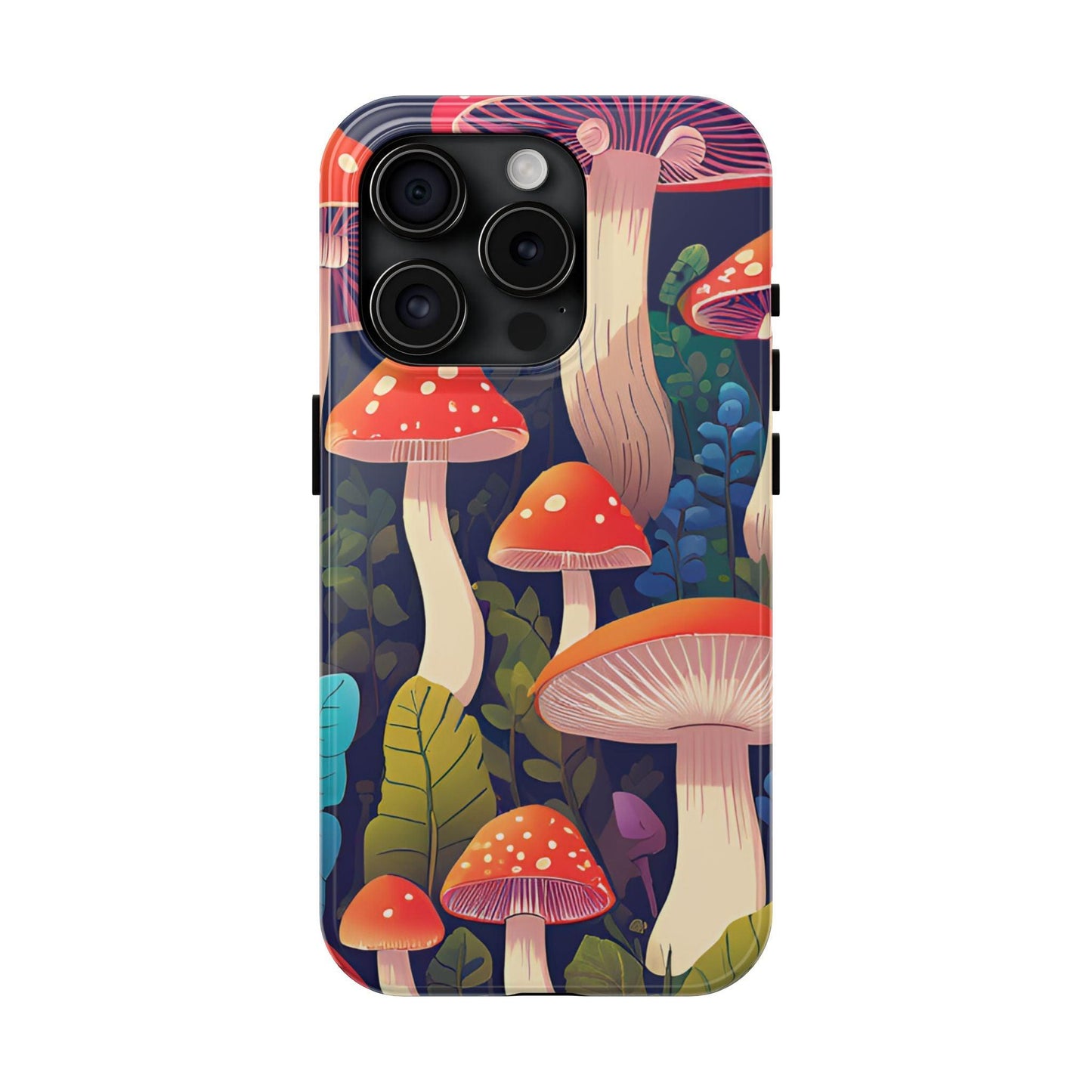 Funky Mushroom Phone Case | Retro Bold Design for iPhone & Samsung - Joyful Moments Market