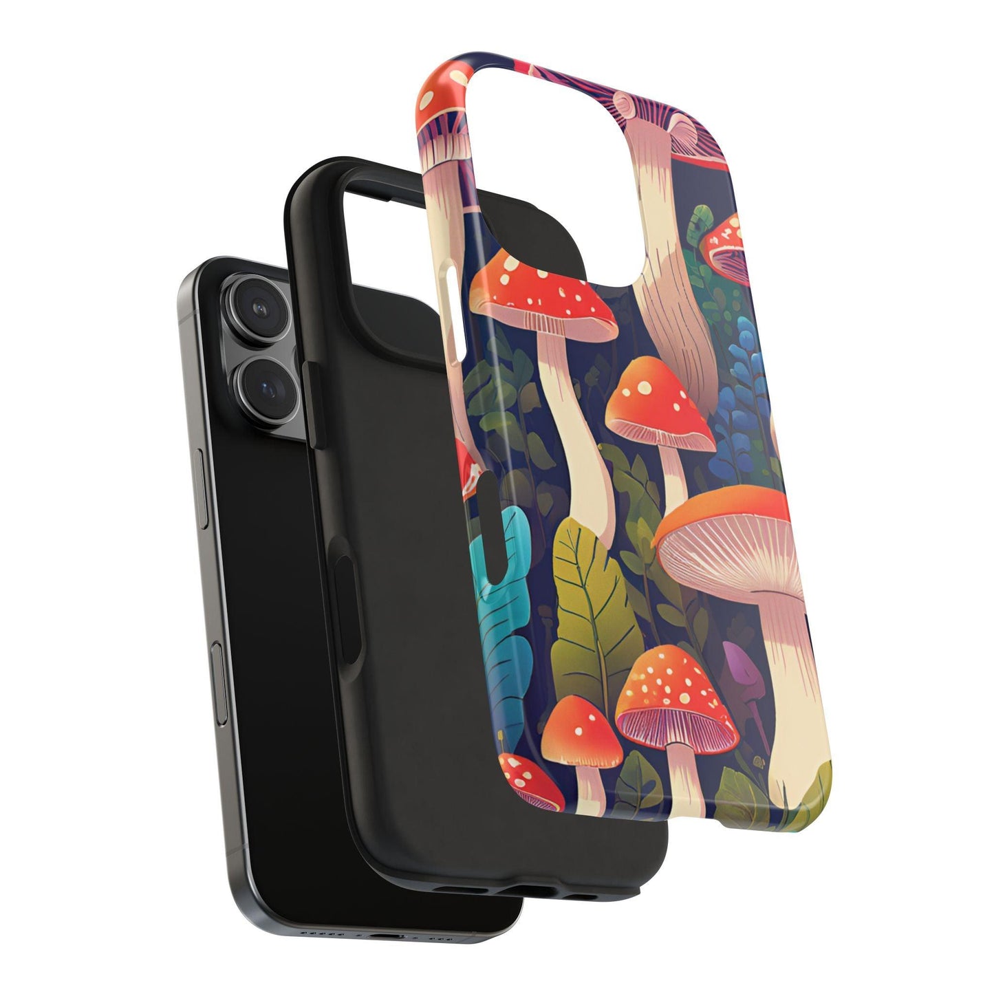 Funky Mushroom Phone Case | Retro Bold Design for iPhone & Samsung - Joyful Moments Market