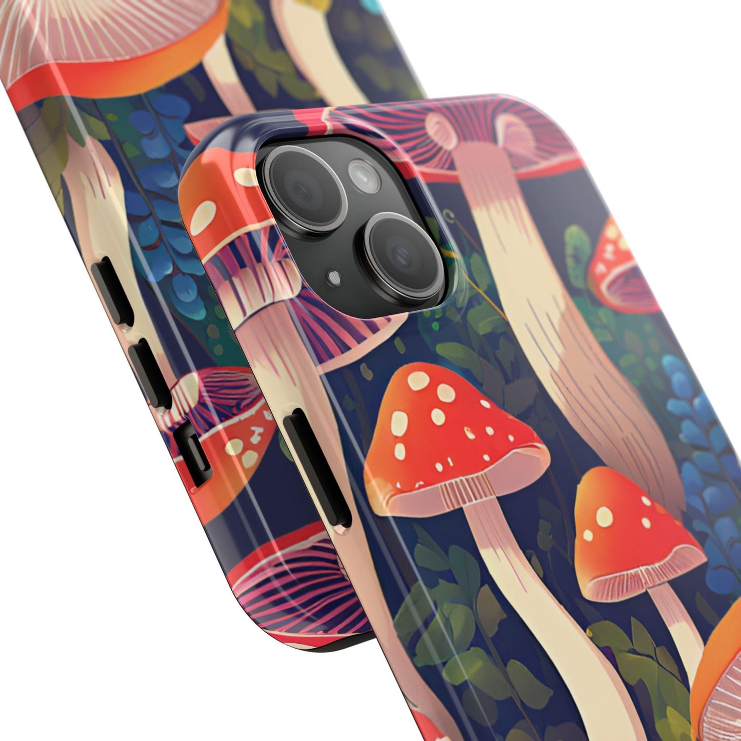 Funky Mushroom Phone Case | Retro Bold Design for iPhone & Samsung - Joyful Moments Market