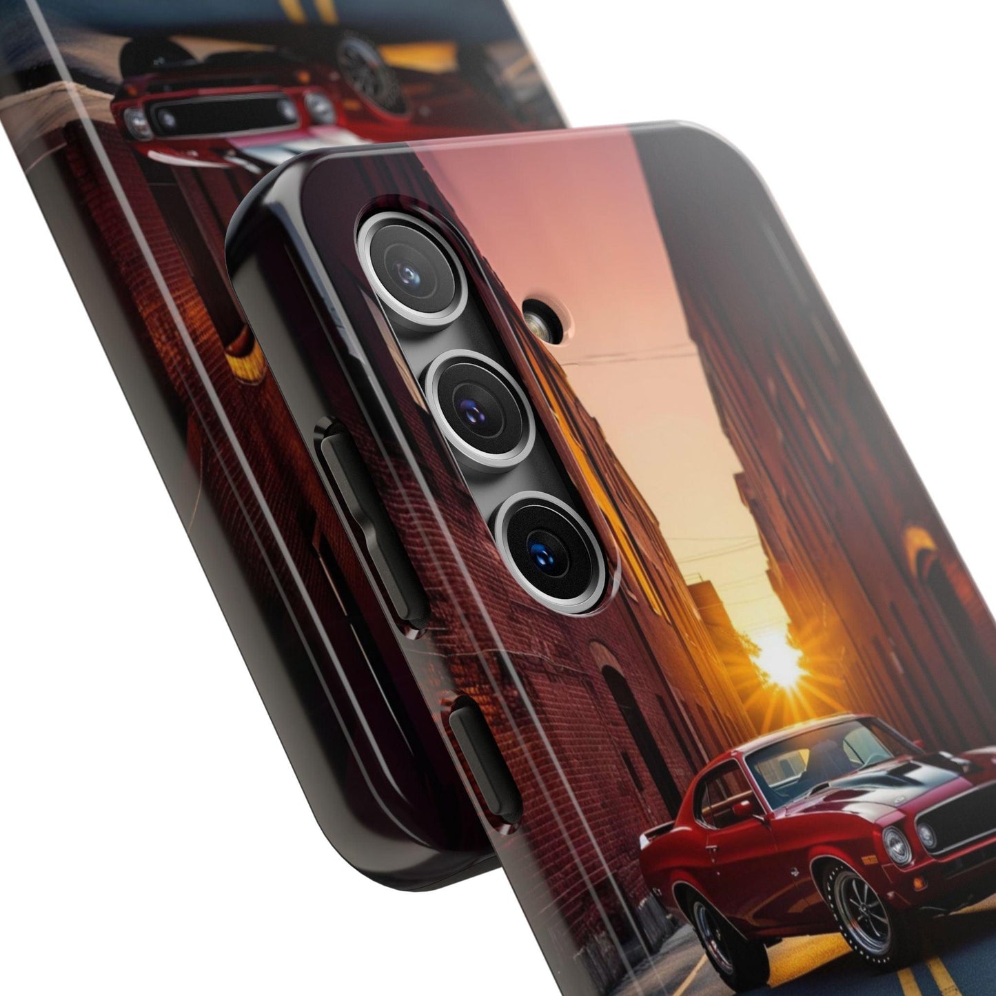 Cherry Red Muscle Car Phone Case | Drag Race Vibes for iPhone & Samsung - Joyful Moments Market