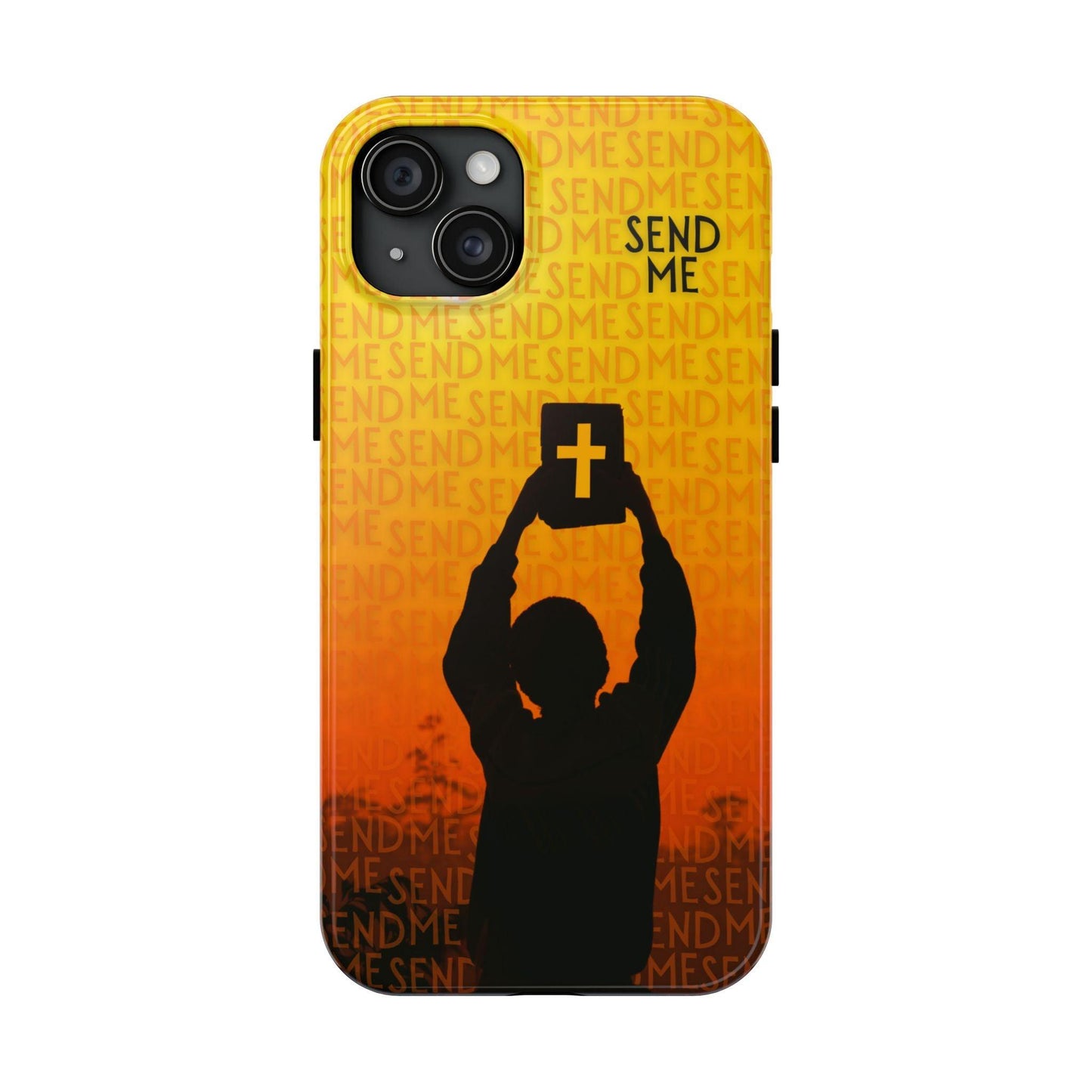 Send Me - Missionary Theme Phone Case with Sunset Gradient Background - Joyful Moments Market