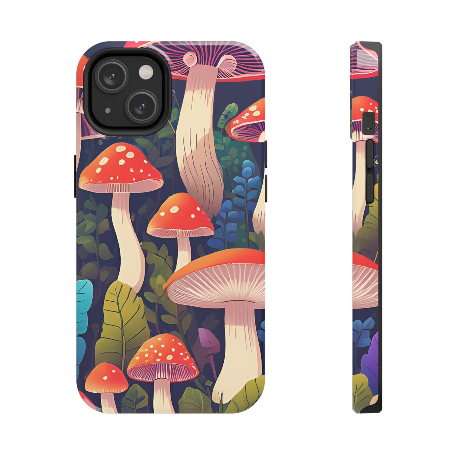 Funky Mushroom Phone Case | Retro Bold Design for iPhone & Samsung - Joyful Moments Market