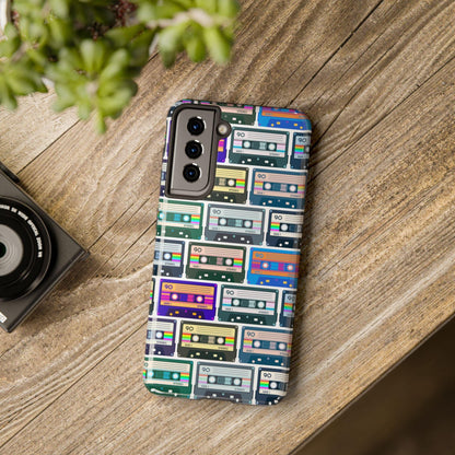 Cassette Tape Phone Case | Retro 80s & 90s Design for iPhone & Samsung - Joyful Moments Market