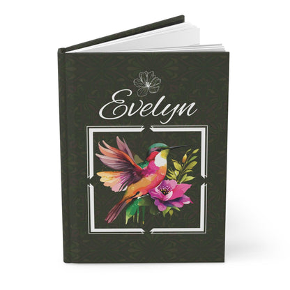 Personalized Hummingbird Journal | Colorful Nature-Inspired Hardcover Notebook - Joyful Moments Market