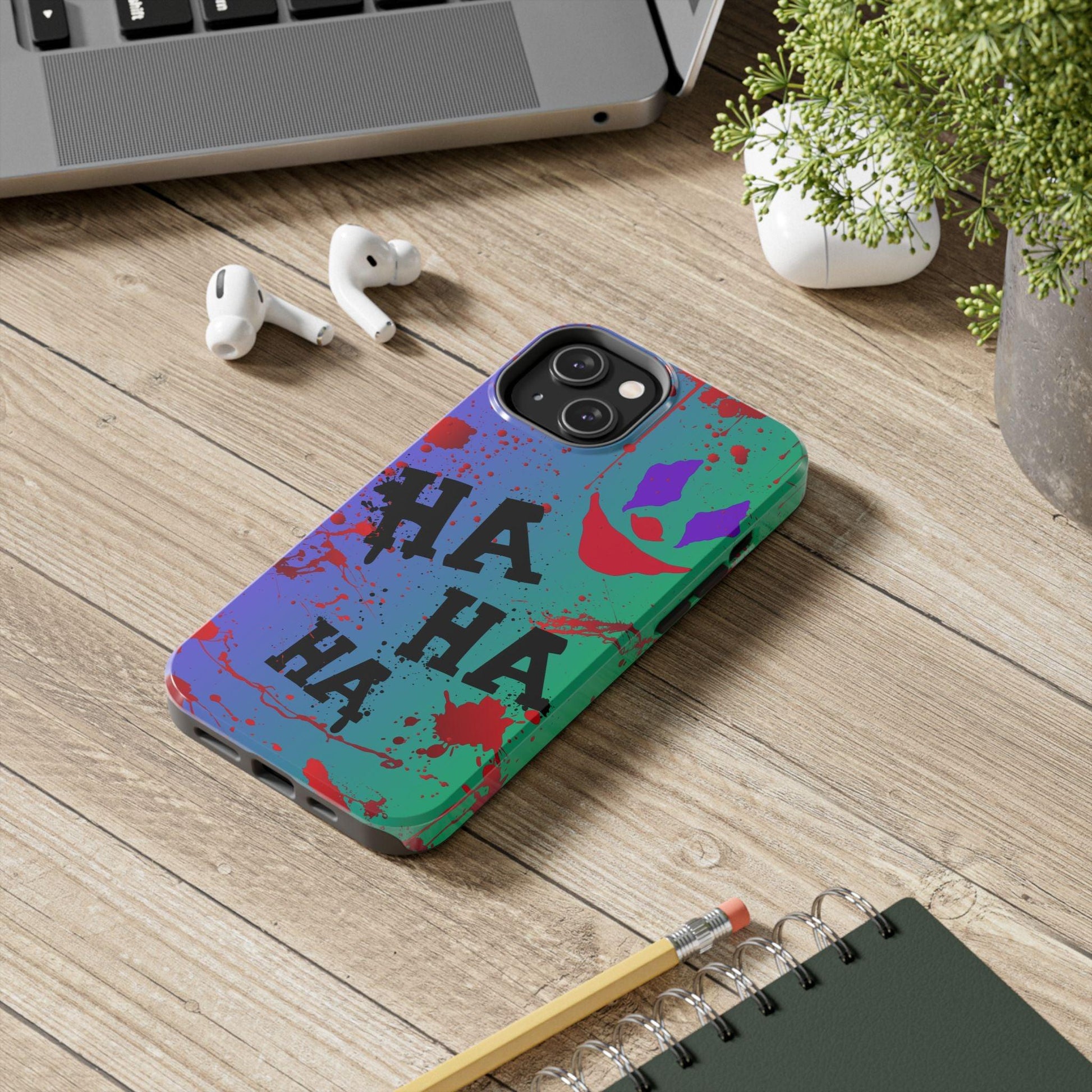 Joker-Inspired Phone Case | Green & Purple Clown Design for iPhone & Samsung - Joyful Moments Market