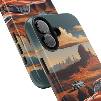 Retro Desert Car Phone Case | Route 66 Vibes for iPhone & Samsung - Joyful Moments Market