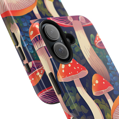 Funky Mushroom Phone Case | Retro Bold Design for iPhone & Samsung - Joyful Moments Market