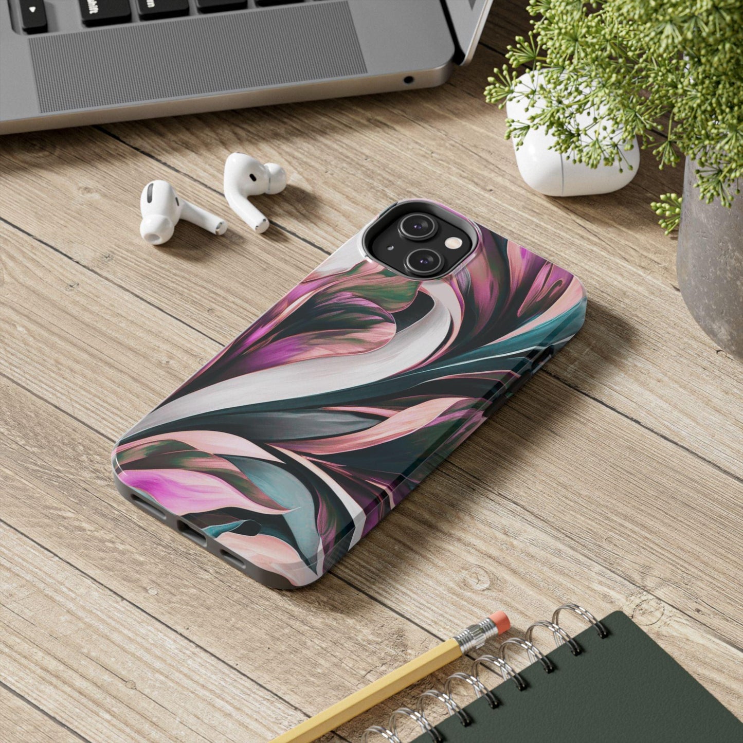 Floral Phone Case | Subtle Artistic Design for iPhone & Samsung - Joyful Moments Market