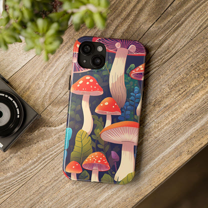 Funky Mushroom Phone Case | Retro Bold Design for iPhone & Samsung - Joyful Moments Market