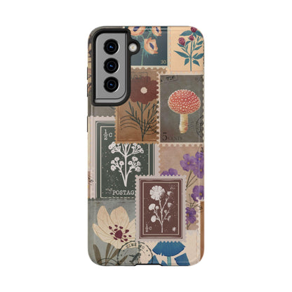 Antique Stamp Collage Phone Case | Vintage Travel Design for iPhone & Samsung - Joyful Moments Market