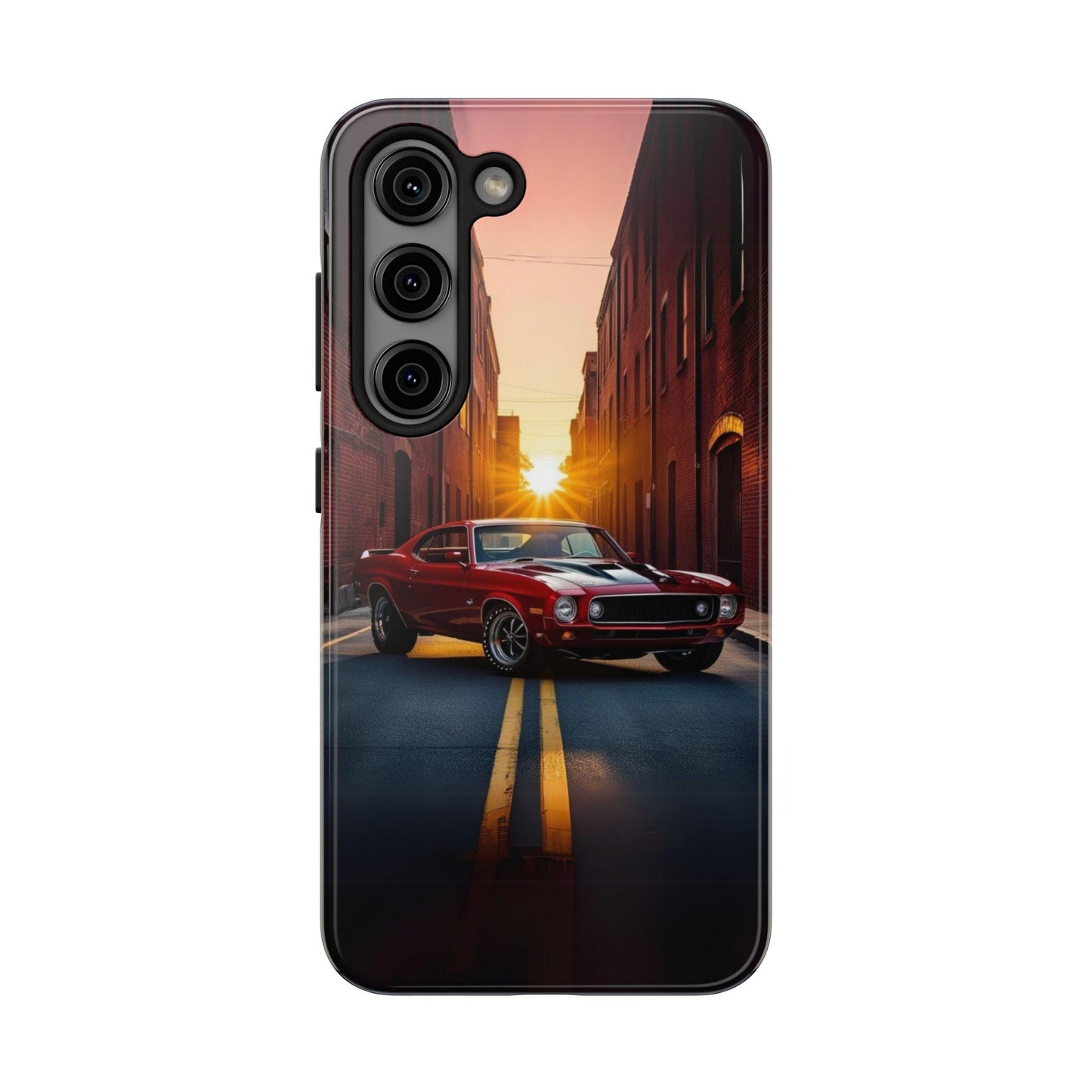 Cherry Red Muscle Car Phone Case | Drag Race Vibes for iPhone & Samsung - Joyful Moments Market