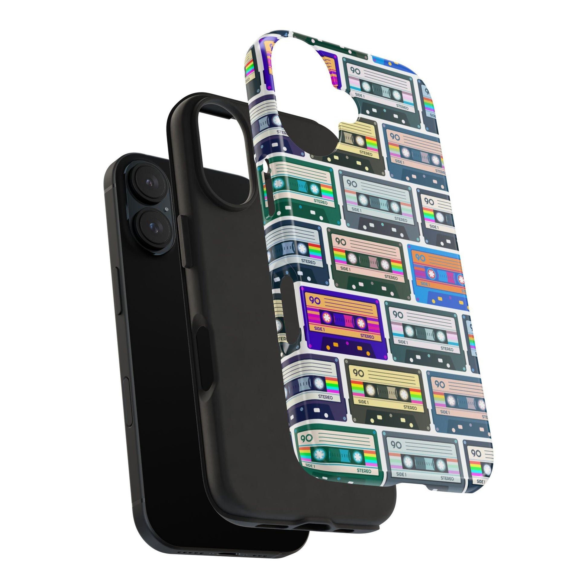 Cassette Tape Phone Case | Retro 80s & 90s Design for iPhone & Samsung - Joyful Moments Market