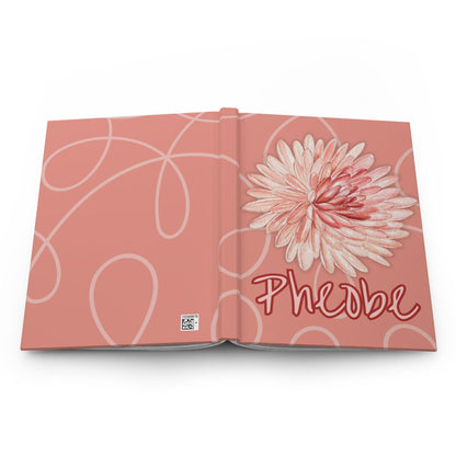 Personalized Dahlia Journal | Elegant Floral Hardcover Notebook - Joyful Moments Market