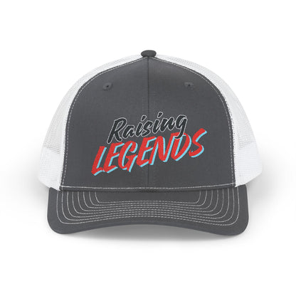 Raising Legends Hat | Embroidered Trucker Cap for Proud Parents and Everyday Heroes - Joyful Moments Market