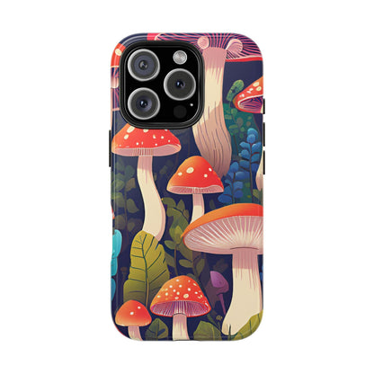 Funky Mushroom Phone Case | Retro Bold Design for iPhone & Samsung - Joyful Moments Market