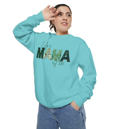 Customizable Comfort Colors Plant Mama Sweatshirt | Personalized Gift for Plant-Loving Moms - Joyful Moments Market