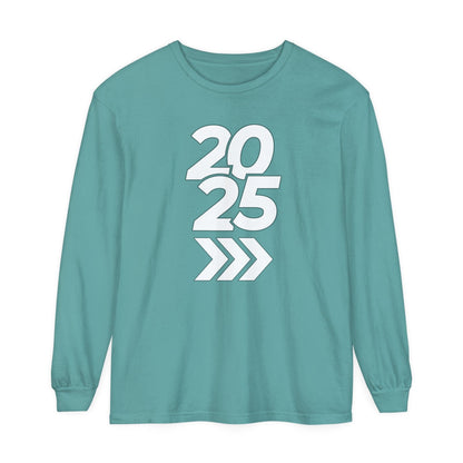 Comfort Colors Long Sleeve T-Shirt | Soft Garment-Dyed Cotton | Embrace Bold Style and Celebrate 2025 in Comfort with Durable Everyday Wear - Joyful Moments Market