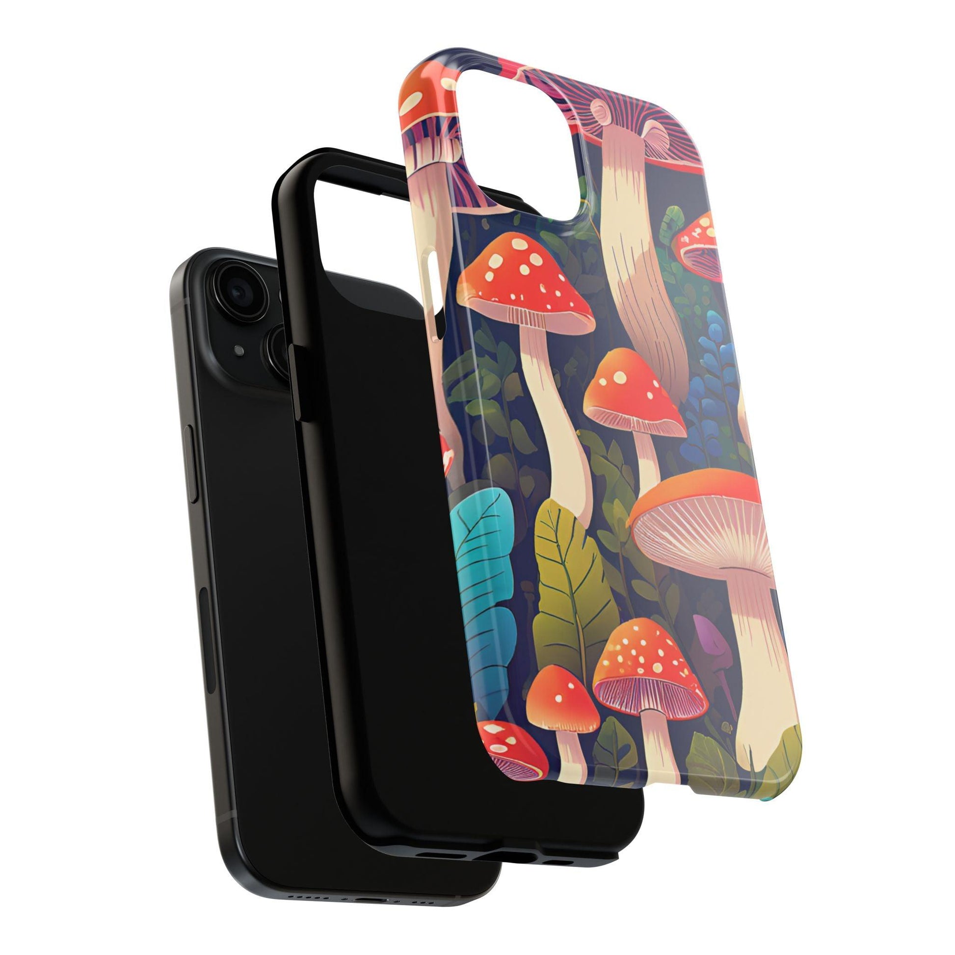 Funky Mushroom Phone Case | Retro Bold Design for iPhone & Samsung - Joyful Moments Market