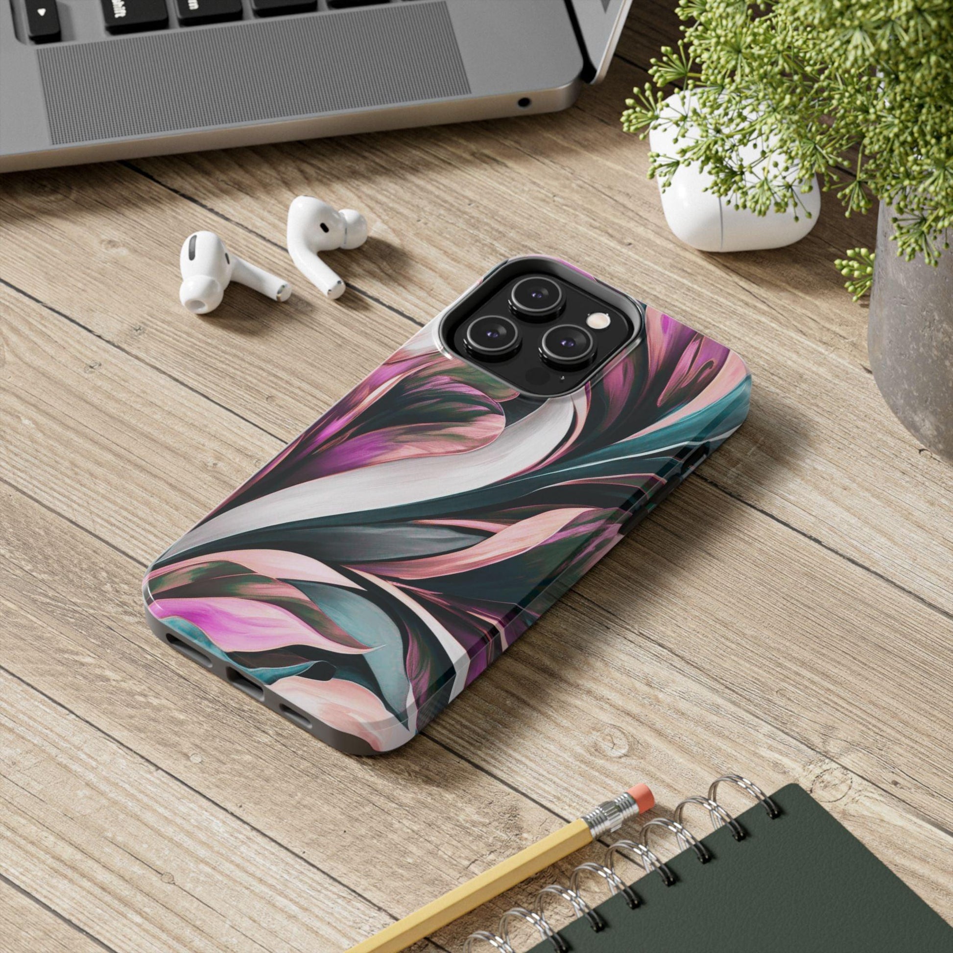 Floral Phone Case | Subtle Artistic Design for iPhone & Samsung - Joyful Moments Market