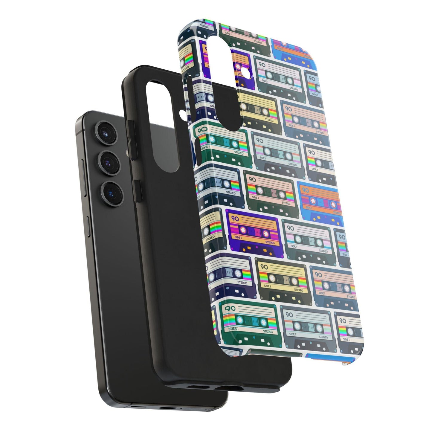 Cassette Tape Phone Case | Retro 80s & 90s Design for iPhone & Samsung - Joyful Moments Market