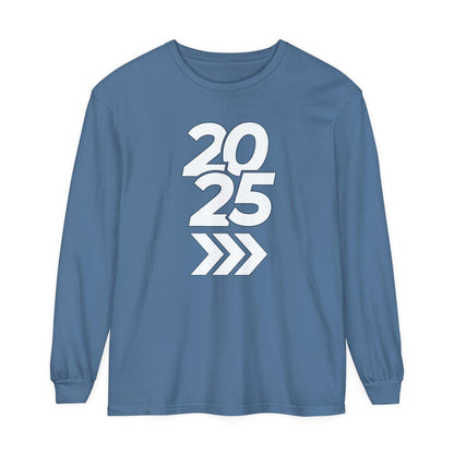 Comfort Colors Long Sleeve T-Shirt | Soft Garment-Dyed Cotton | Embrace Bold Style and Celebrate 2025 in Comfort with Durable Everyday Wear - Joyful Moments Market