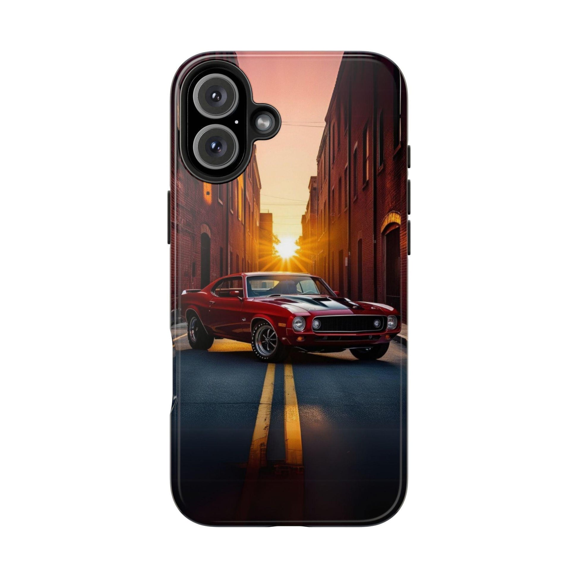 Cherry Red Muscle Car Phone Case | Drag Race Vibes for iPhone & Samsung - Joyful Moments Market