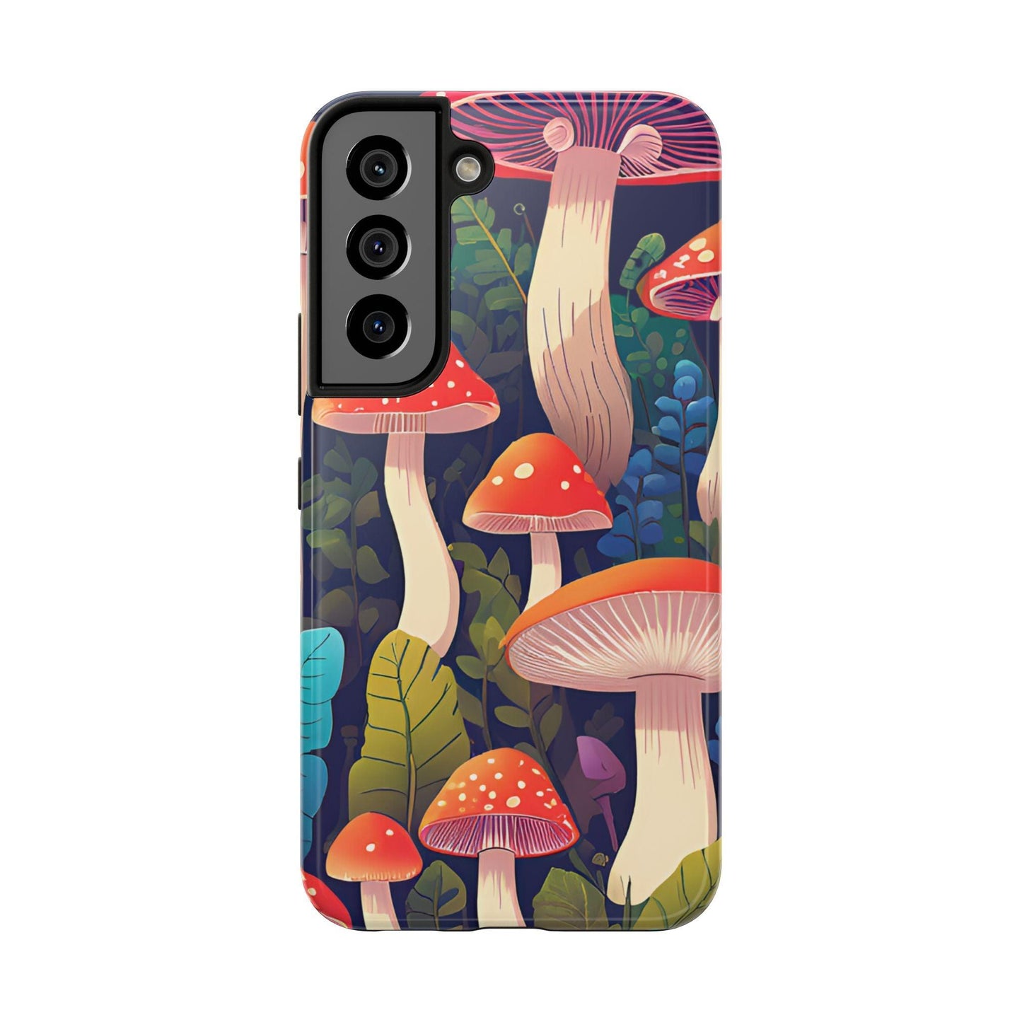 Funky Mushroom Phone Case | Retro Bold Design for iPhone & Samsung - Joyful Moments Market