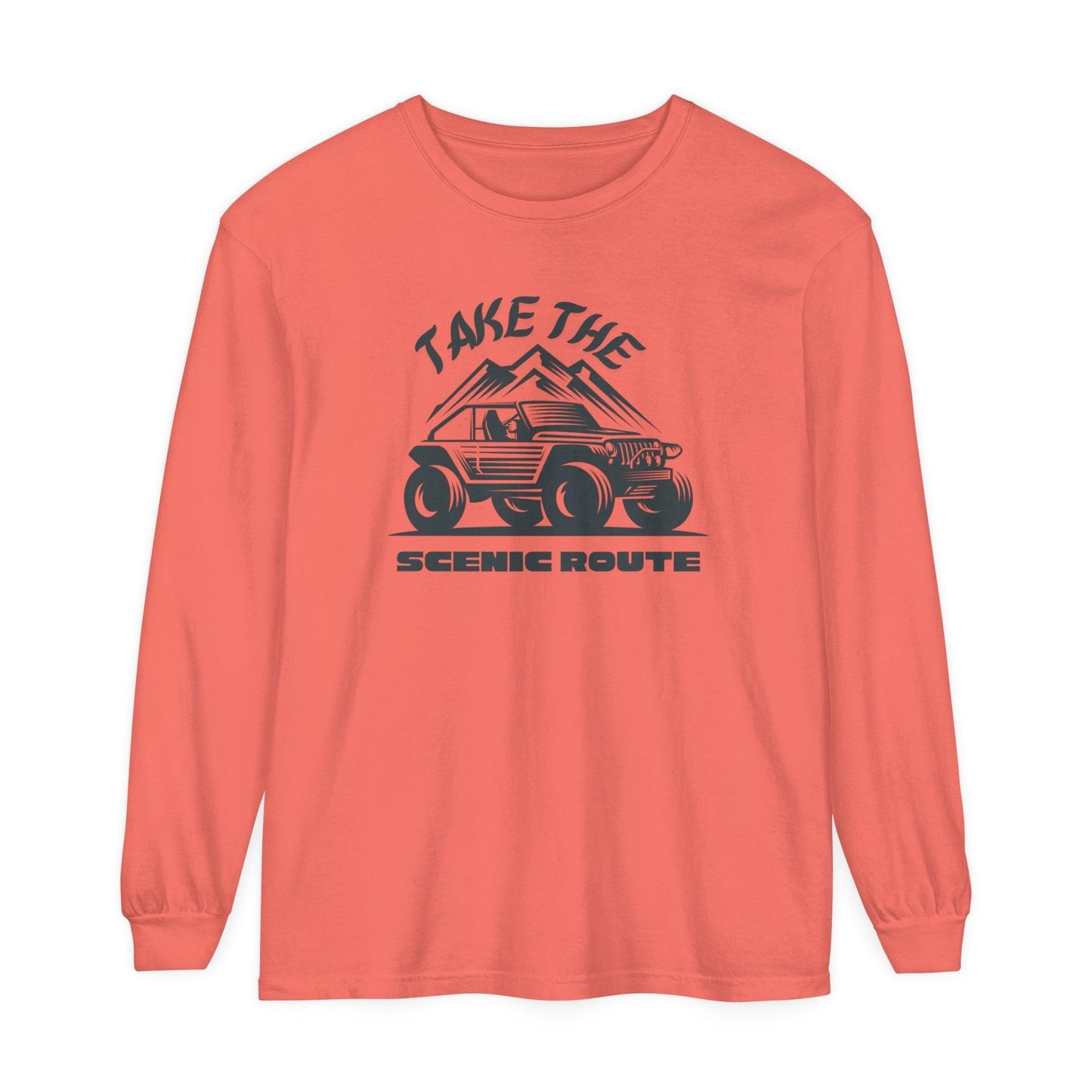 Comfort Colors Long Sleeve T-Shirt | Garment-Dyed Cotton for Off-Road and Adventure Lovers - Joyful Moments Market