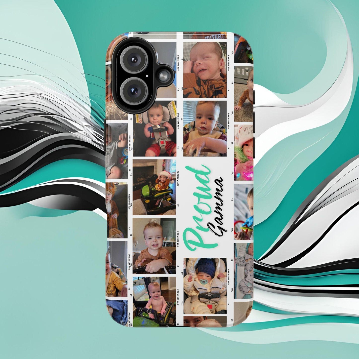 Film Reel Customizable Photo Phone Case | Showcase 23 Pictures & Add Text - Joyful Moments Market