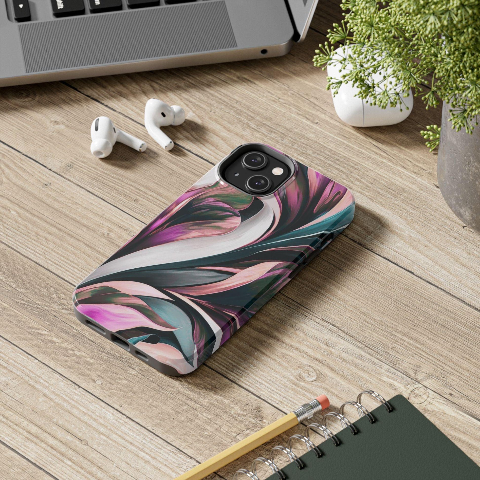 Floral Phone Case | Subtle Artistic Design for iPhone & Samsung - Joyful Moments Market